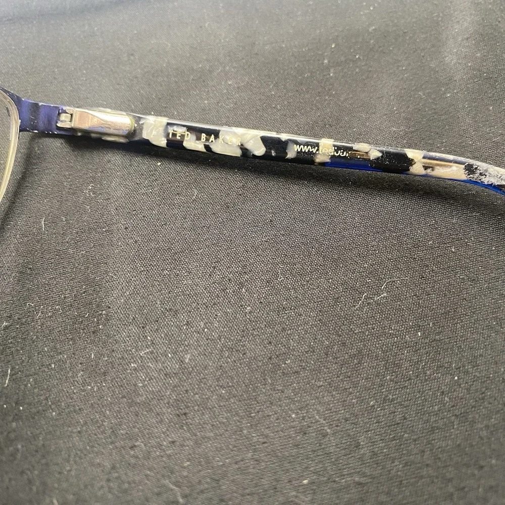 Ted Baker Eyeglasses FRAME ONLY B323 NAV 49-15-130 Multicolor 566